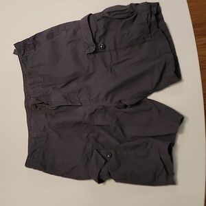 Mens nautica navy blue cargo shorts size 36 with 10" inseam